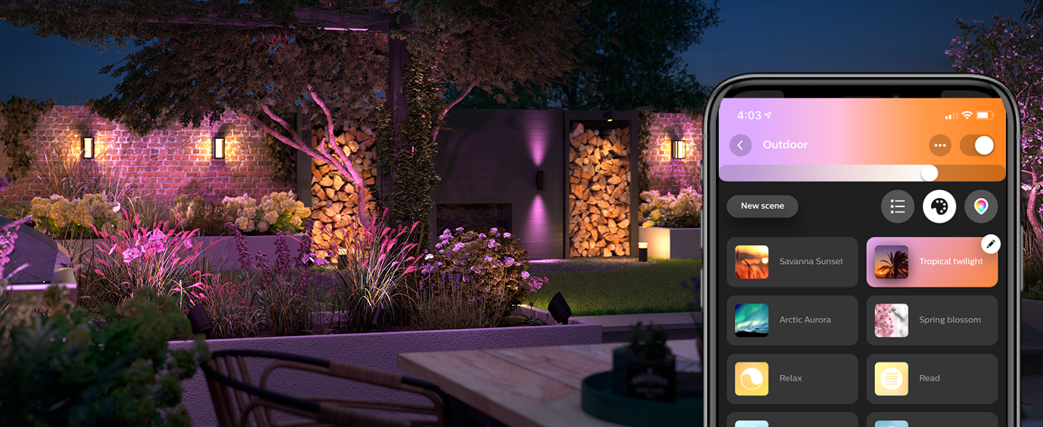 Philips Hue Ambiance Resonate Wall Lantern